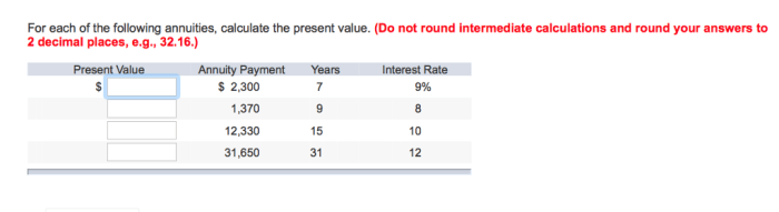 Annuities calculate transcribed